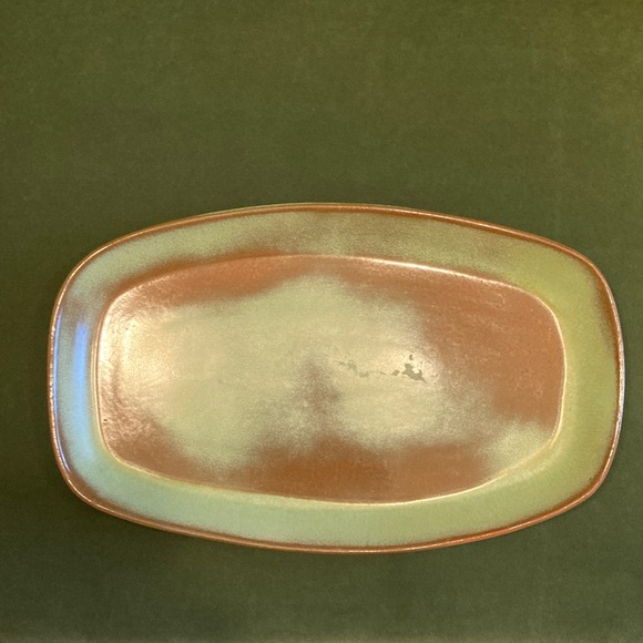 Frankoma Other - Frankoma Prairie Green Steak Platter & Pepper Shaker Farmhouse Western Irish